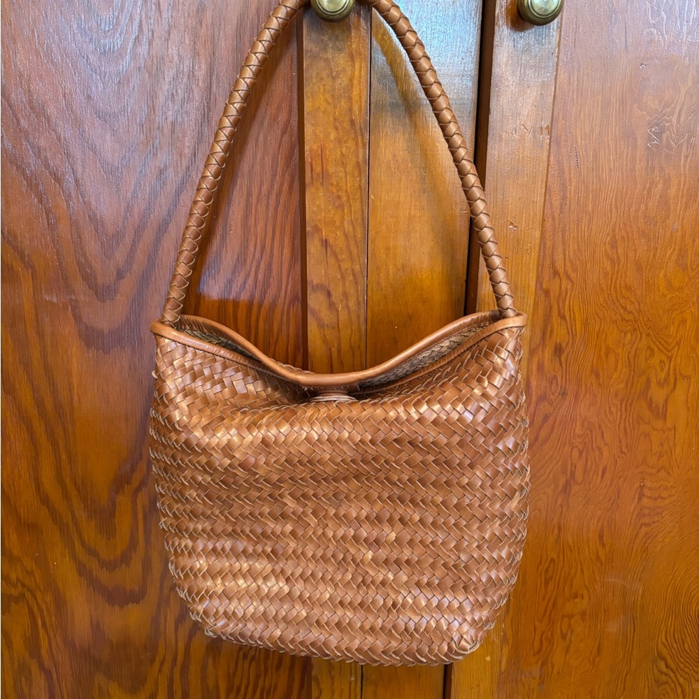 Madewell Signature Woven Shoulder Bag Burnt Sienna - Picture 4 of 4